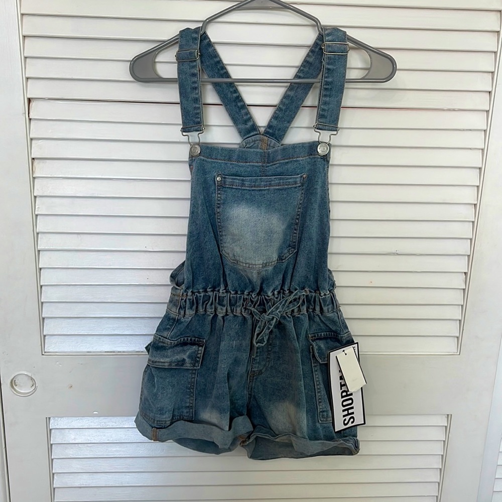 Blue Denim Overalls Size S